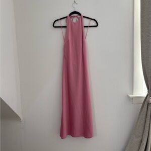 Deluc Pink Halter Dress - Size XS